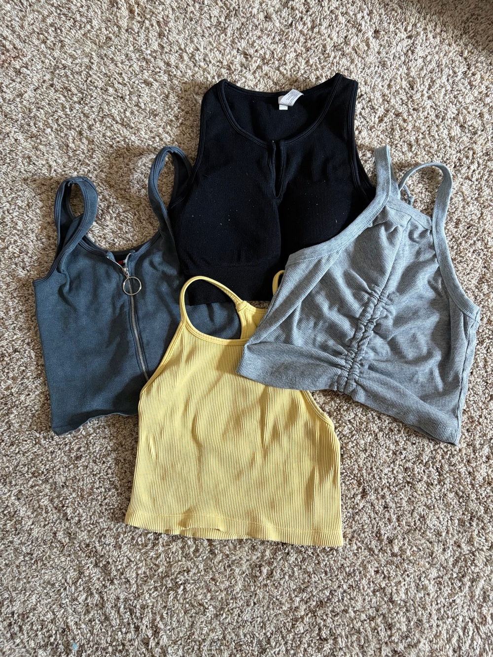 Women’s 4 Pack Crop Tops - Casual Summer Essentials